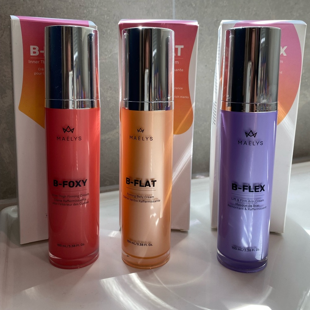 Maelys body creams, B-flex B-foxy B-flat full size